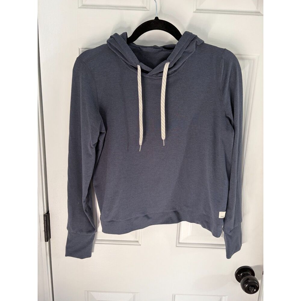 Vuori Halo Essential Hoodie Athleisure Blue Size S
